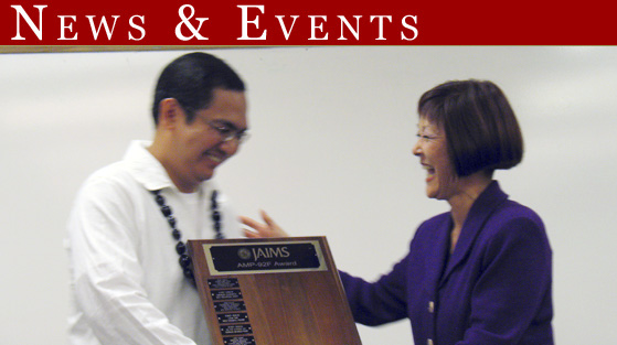 Dr. Blair Odo and Roderick Enriquez